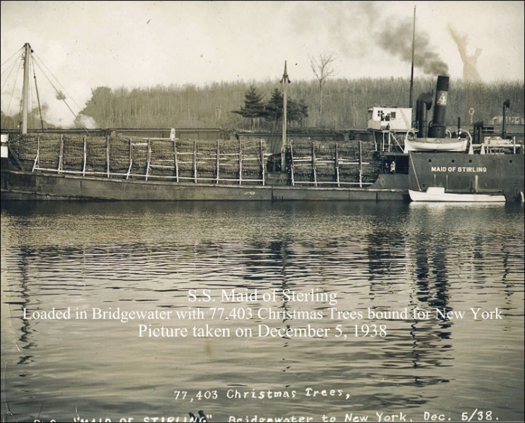 Maid of Sterling bound for New York - 1938